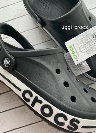 Crocs bayaband black сабо мужские плески кроксы 36-45 р