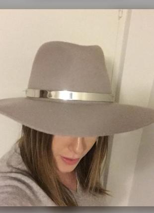 Шляпа федора шерсть kookai размер s/m3 фото