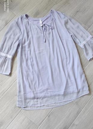Блуза з расклешонным рукавом2 фото