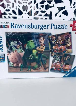 Toy story 3 - пазлы ravensburger 3 картинки + 3 постера