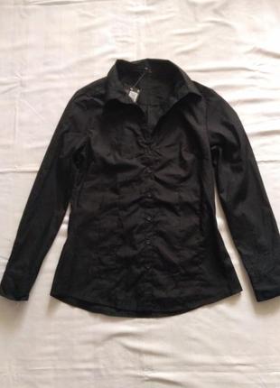 Стильная черная рубашка