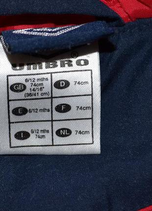 Демисезонная курточка umbro(6-12мес) 74 см4 фото