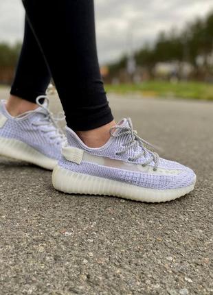 Жіночі кросівки adidas yeezy boost 350 *static* full reflective