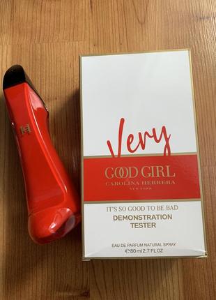 Carolina herrera very good girl tester 80 ml.