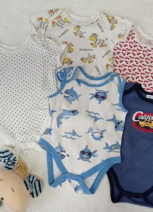 Боди на малыша 3-6 м. (5шт)