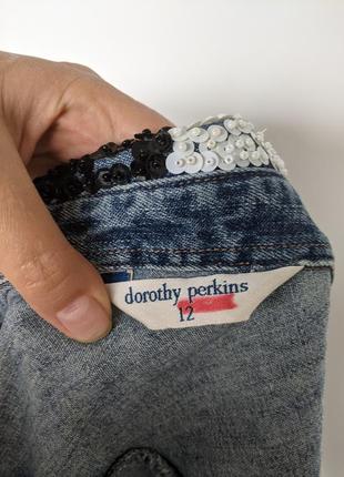 🔥🔥🔥 рубашка джинсовая на кнопка деним dorothy perkins6 фото