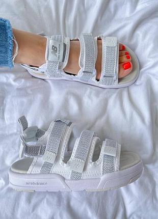 Жіночі босоніжки new balance slippers white statik4 фото
