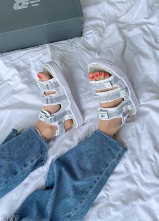 Жіночі босоніжки new balance slippers white statik6 фото