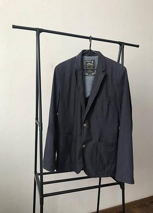 Крутий котоновий zakiet/blazer soliver ексклюзив розмір l/xl обмін
