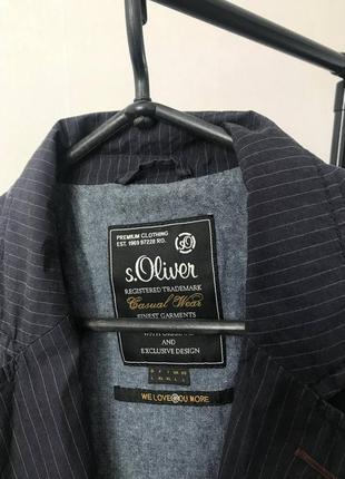 Крутий котоновий zakiet/blazer soliver ексклюзив розмір l/xl обмін3 фото