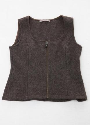 Вовняна безрукавка dannemann жилетка
