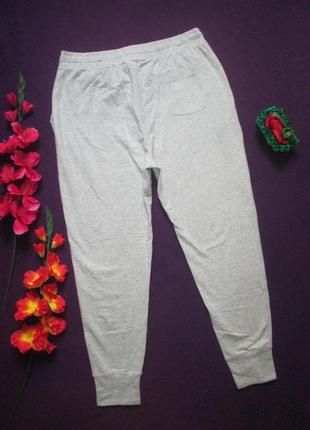 Суперовые трикотажные меланжевые спортивные штаны батал с манжетами tcm tchibo5 фото