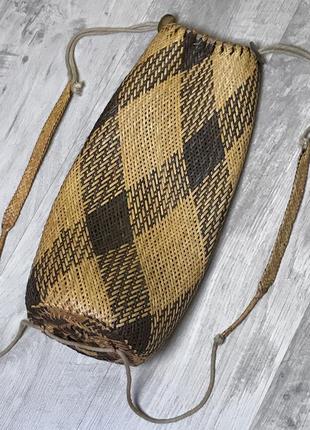 Рюкзак плетенный обьемный 10-20 литров лоза бамбук bershka h&m