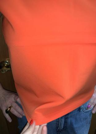 Футболка оранжевая блуза4 фото
