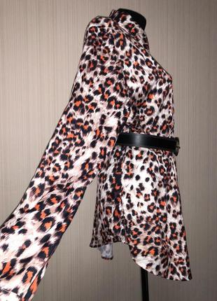 Сукня сорочка леопардовий принт3 фото