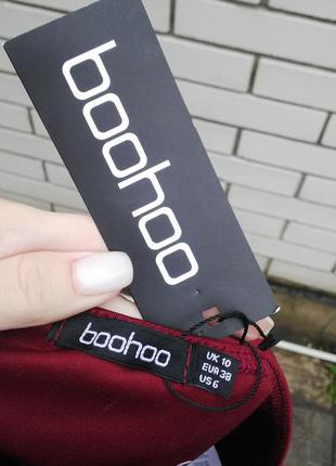Красивенный,новый топ с баской,блуза с открытой спиной. boohoo 2