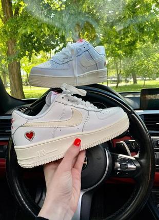 Милые женские кроссовки унисекс nike air force 1 белые 37-45 р7 фото