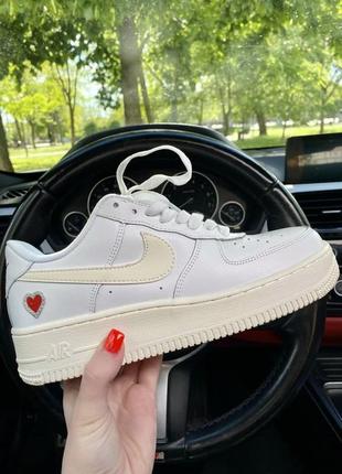 Милые женские кроссовки унисекс nike air force 1 белые 37-45 р