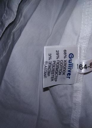 Белая рубашечка на девочку 6