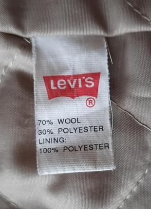 Вінтажна шерстяна-вовняна куртка/сорочка levi's | vintage levis6 фото