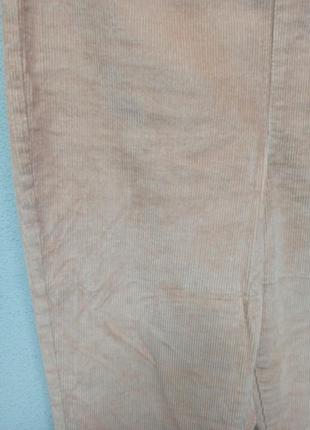 Вельветовые штаны брюки asos пудрового цвета2 фото