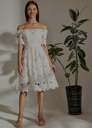 Идеальное коктельное летнее платье белое из каталога asos