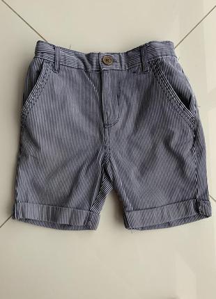 Хлопковые шорты в полоску на 5-6-7 лет6 фото