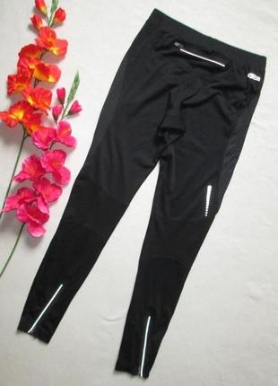 Шикарные брендовые спортивные черные лосины леггинсы тайтсы frank shorter sport