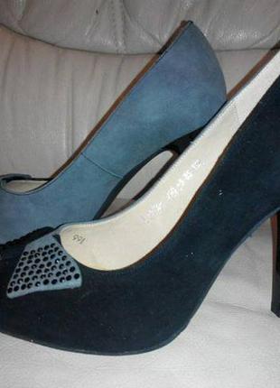 Замшевые туфли, 35 размер, allshoes1 фото