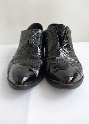 Кожаные туфли, цвет черный, размер 38-25,5 см6 фото