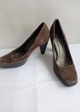 Замшевые туфли, цвет капучино, размер 39-25,8 см3 фото