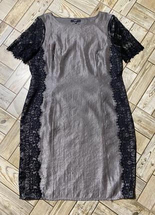 Розкішне оливкова сукня з гіпюром,мереживом,віскоза bonita8 фото
