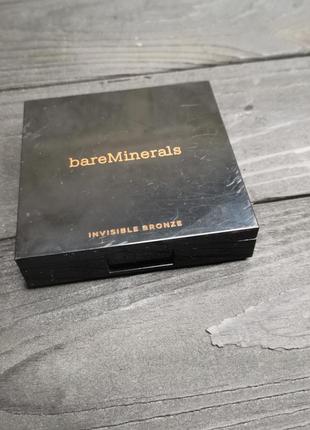 Bareminerals invisible bronze powder bronzer - легкая пудра бронзер3 фото