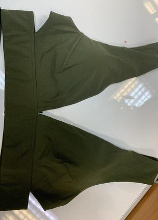 Женский купальник тёмной зелёного цвета от шведского брэнда h&m2 фото