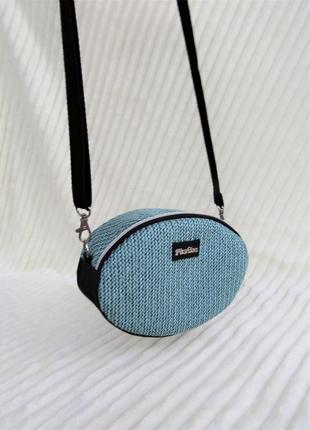Бірюзовий клатч - таблетка handmade "michelle"