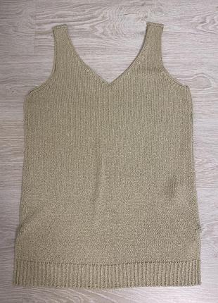 Блуза люрекс mango l 4