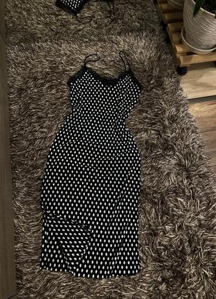 Стильный сарафан в горох river island