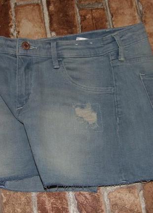 Шорты джинсовые девочке  новые 12 13 14 лет  h&m2 фото