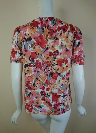 Новая льняная блузка в цветочный принт laura ashley uk 122 фото