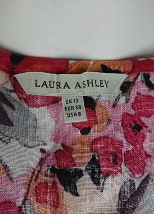 Новая льняная блузка в цветочный принт laura ashley uk 125 фото