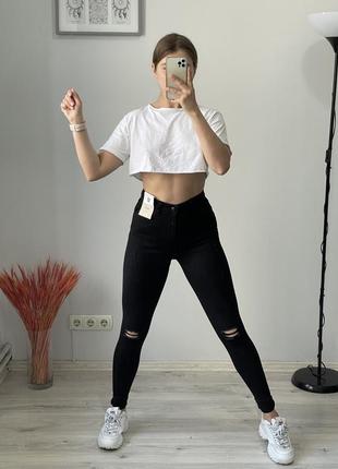 Джинси чорні denim co