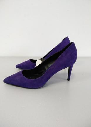 Нюанс! кожаные замша туфли violeta by mango испания оригинал сток европа брендовые3 фото
