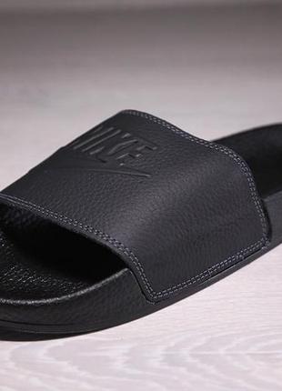 Шльопанці чоловічі шкіряні nike benassi jdi9 фото