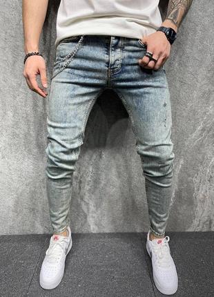Джинсы мужские базовые синие турция / джинси штаны чоловічі базові сині турречина