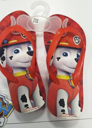 Класні в'єтнамки щенячий патруль р. 27/28