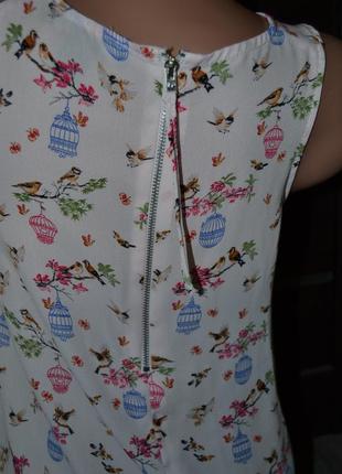 Блуза с птицами4 фото