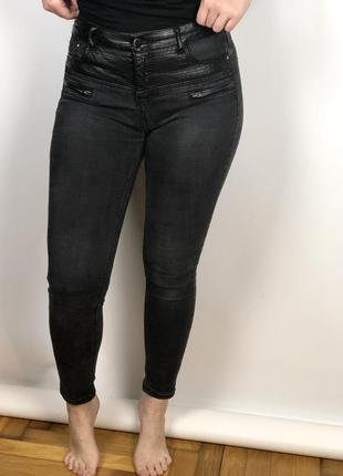 Классические черные джинсы со средней посадкой stradivarius2 фото