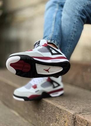 💥nike air jordan 4💥крутые мужские кроссовки джорданы 4,  найк джордан6 фото