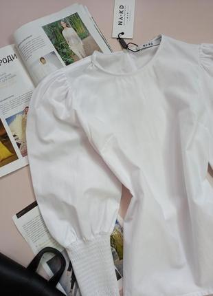 Нежная коттоновая блуза от na-kd5 фото