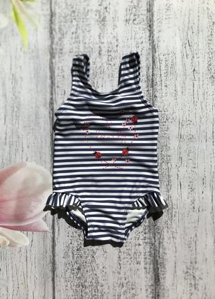 Крутой купальник с рюшами mothercare 3-6мес